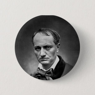 Charles Baudelaire - Vintage Photo 1878 6 Cm Round Badge