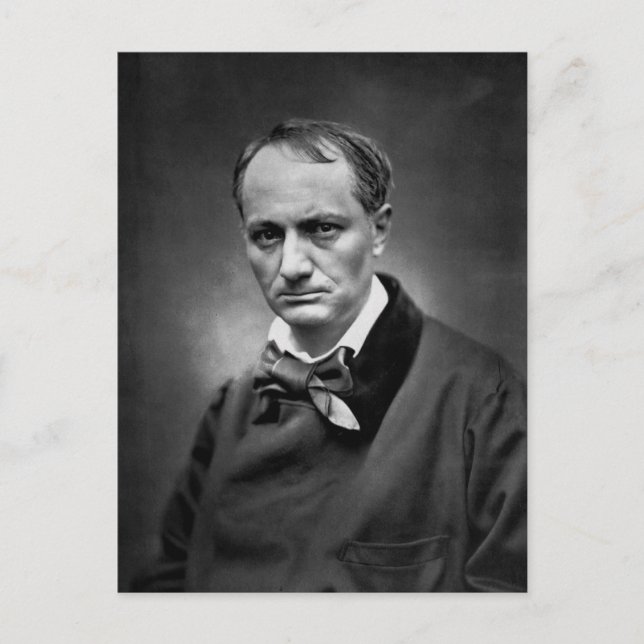Charles Baudelaire - Vintage Photo 1878 Postcard (Front)
