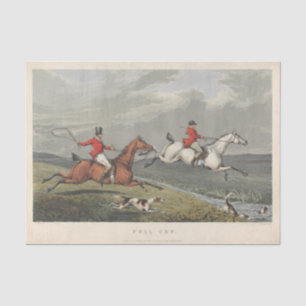 Charles Bentley   Fox Hunting: Full Cry Tissue Paper
