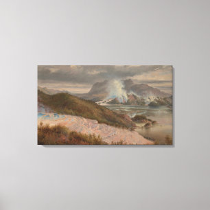 Charles Blomfield - Pink Terraces Canvas Print