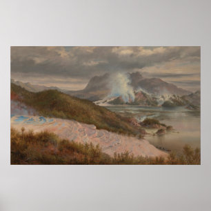 Charles Blomfield - Pink Terraces Poster