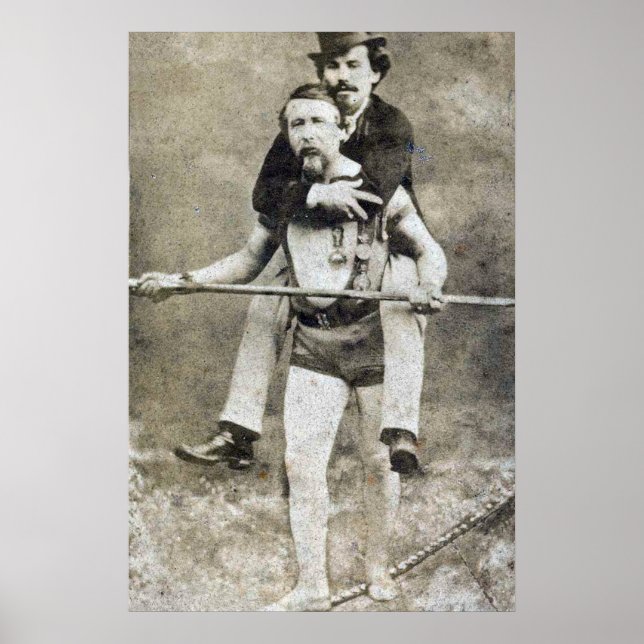 Charles Blondin – Acrobat Poster (Front)