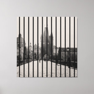 Charles bridge in Prague Canvas Print