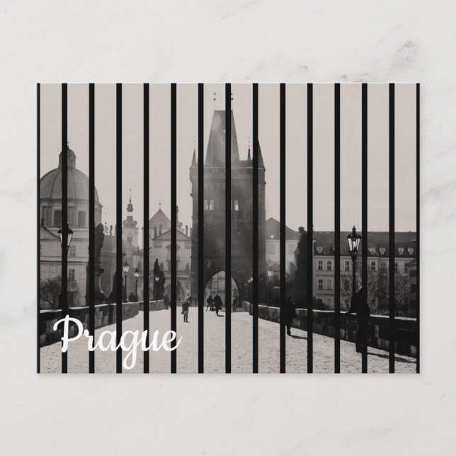 Charles bridge in Prague Postcard (Front)