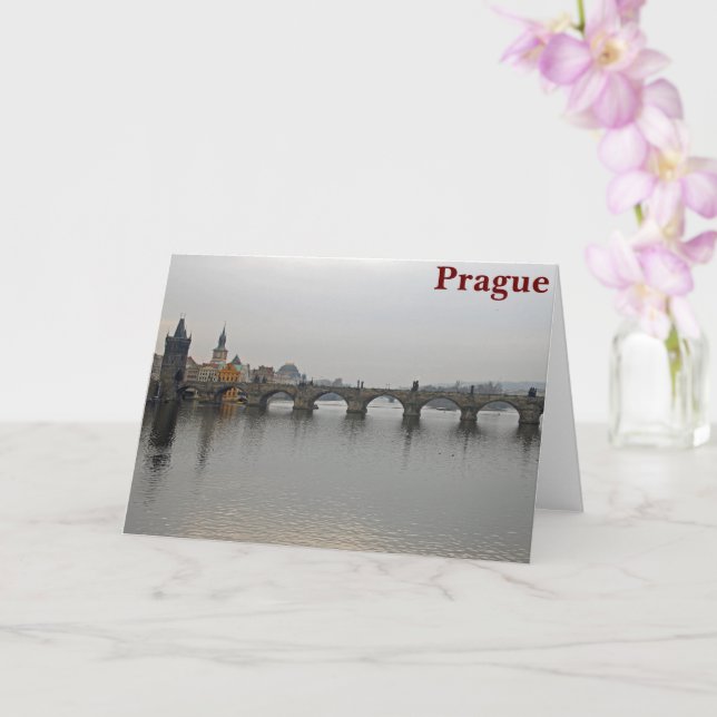 Charles Bridge, Prague Card (Orchid)