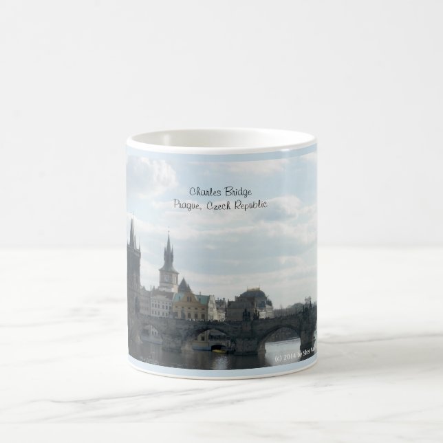 Charles Bridge Prague Czech Republic Mug (Center)