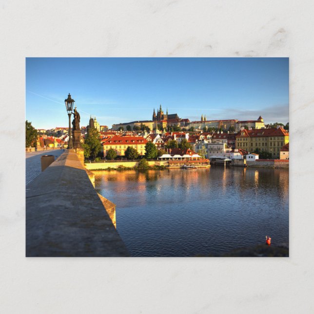 Charles Bridge, Prague, Czech Republic Postcard (Front)