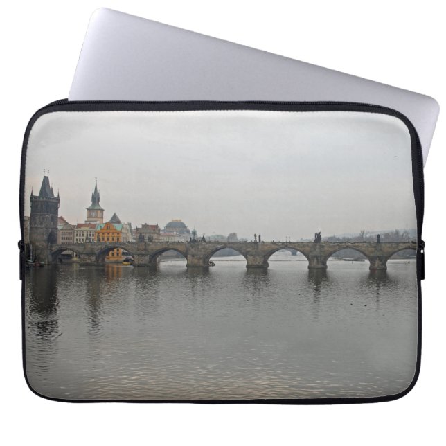 Charles Bridge, Prague Laptop Sleeve (Front)