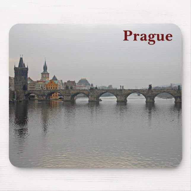 Charles Bridge, Prague Mouse Mat (Front)