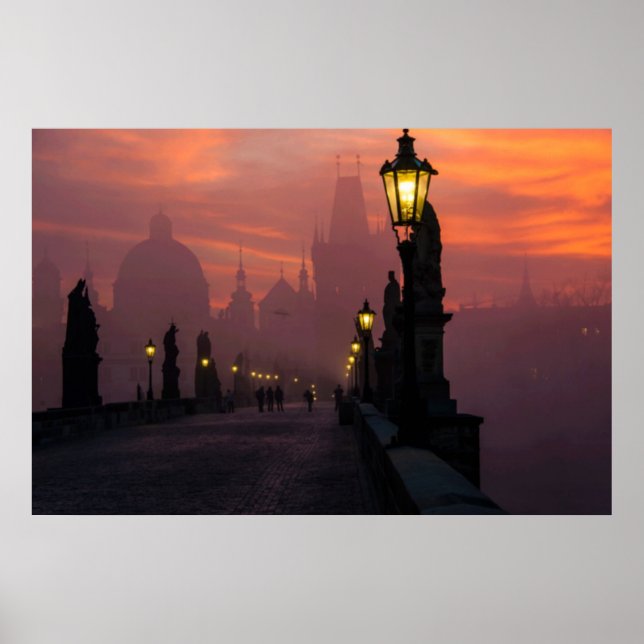 Charles Bridge Prague Poster (Front)