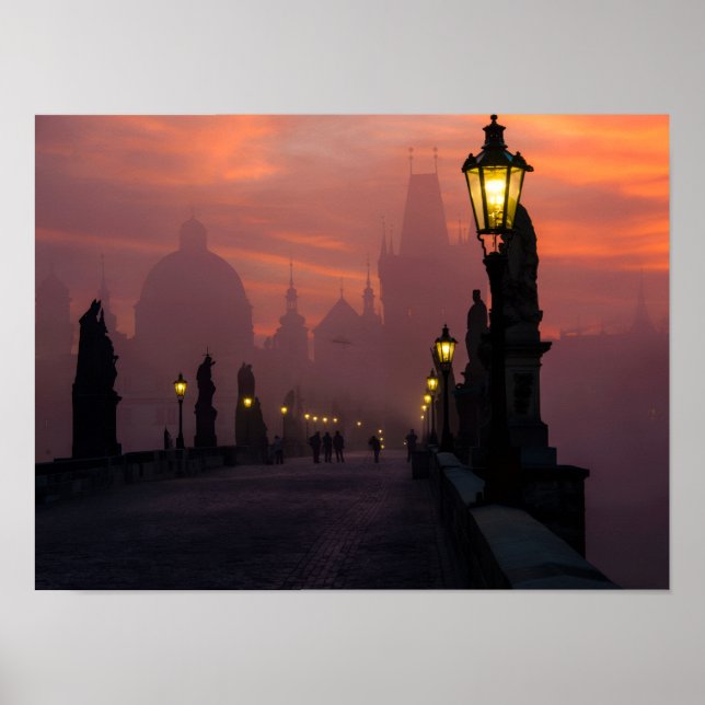Charles Bridge Prague Poster (Front)