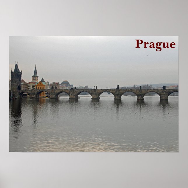 Charles Bridge, Prague Poster (Front)