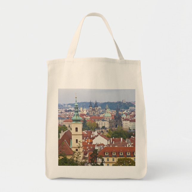 Charles Bridge Prague Tote Bag (Front)