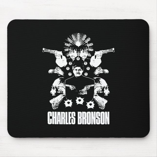 Charles Bronson Mouse Mat (Front)