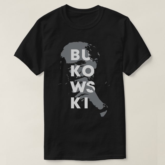 Charles Bukowski label T-Shirt (Design Front)