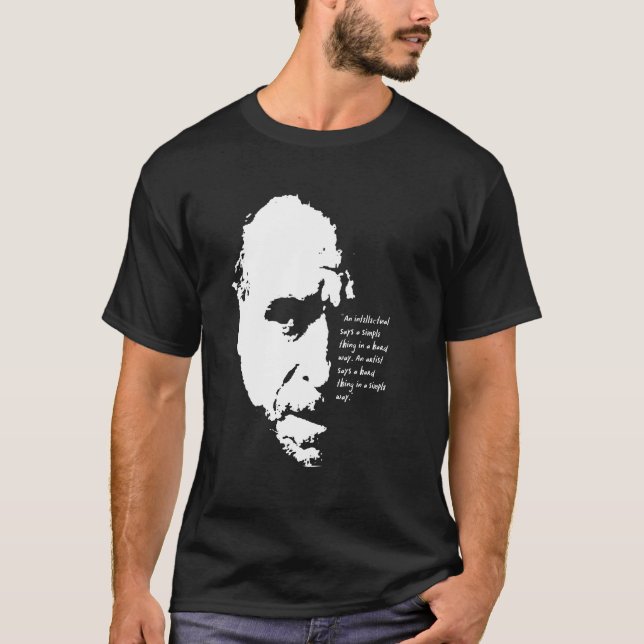 Charles Bukowski Portrait T-Shirt (Front)