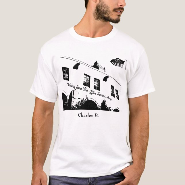 Charles Bukowski quote (white) T-Shirt (Front)