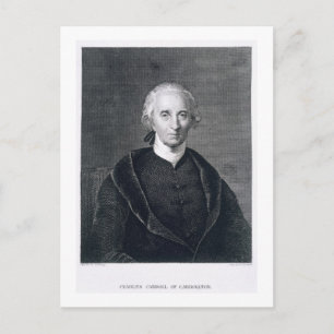 Charles Carroll of Carrollton, engraved by Asher B Postcard