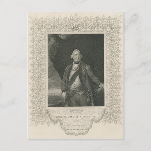Charles Cornwallis Postcard (Front)