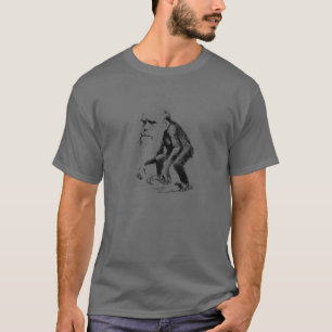 Charles Darwin As An Ape - Evolution T-Shirt