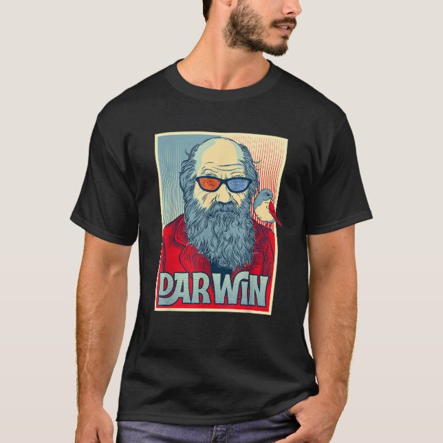 Charles darwin day celebration evolution science b T-Shirt (Front)