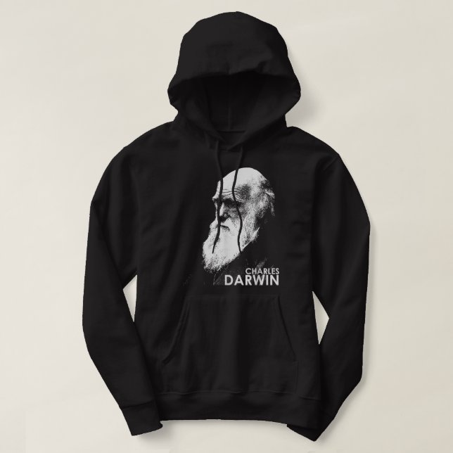 Charles Darwin Day February 12th  Geek Science  Hoodie (Design Front)