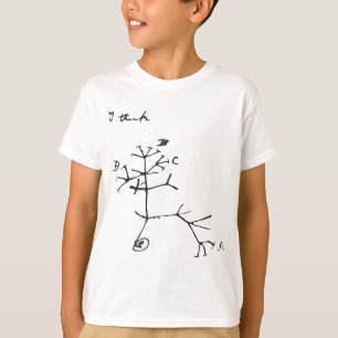 Charles Darwin - I Think (Black) T-Shirt