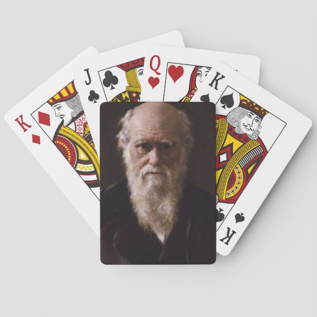 Charles Darwin Playing Cards (Back)