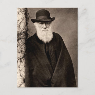 Charles Darwin postcard