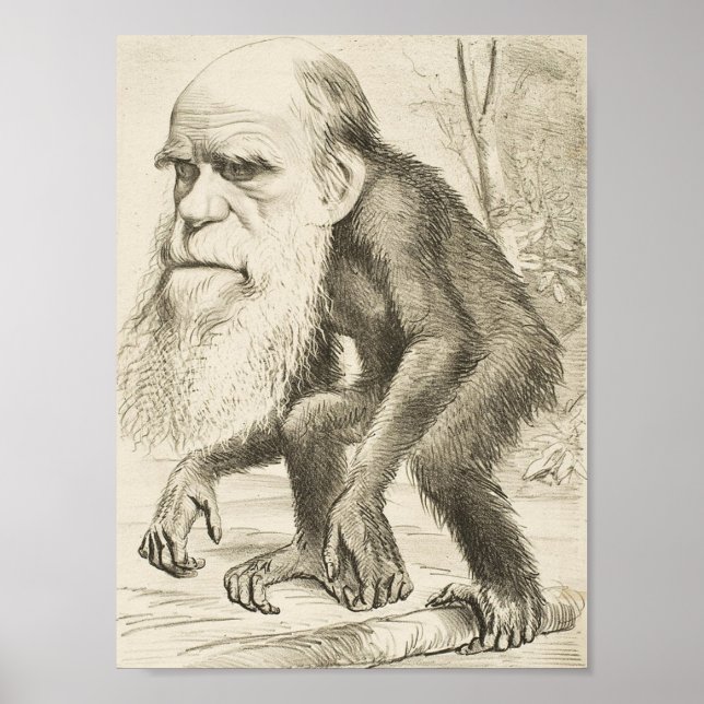 Charles Darwin Poster (Front)