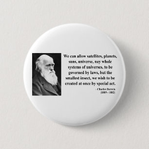 Charles Darwin Quote 4b 6 Cm Round Badge