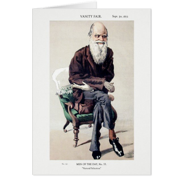 Charles Darwin Vanity Fair Illustration (Front)