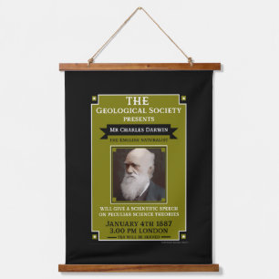 Charles Darwin Vintage Repro Retro Wall Art