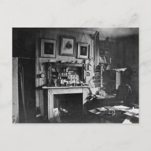 Charles Darwin's study at Down House Postcard