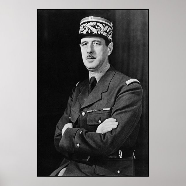 Charles de Gaulle Poster (Front)