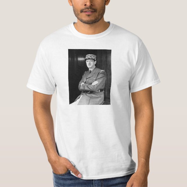 Charles De Gaulle T-Shirt (Front)
