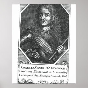 Charles de Montesquiou  Count of Artagnan Poster