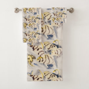 Charles Demuth Fish Series No.3 American Modernism Bath Towel Set