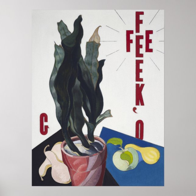 Charles Demuth Georgia O'Keeffe Poster Portrait (Front)