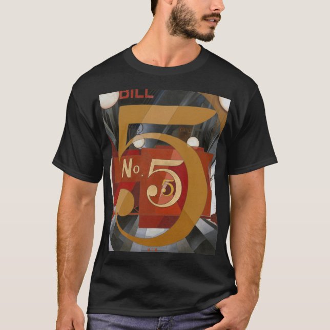 Charles Demuth - I Saw The Figure 5 In Gold T-Shirt (Front)