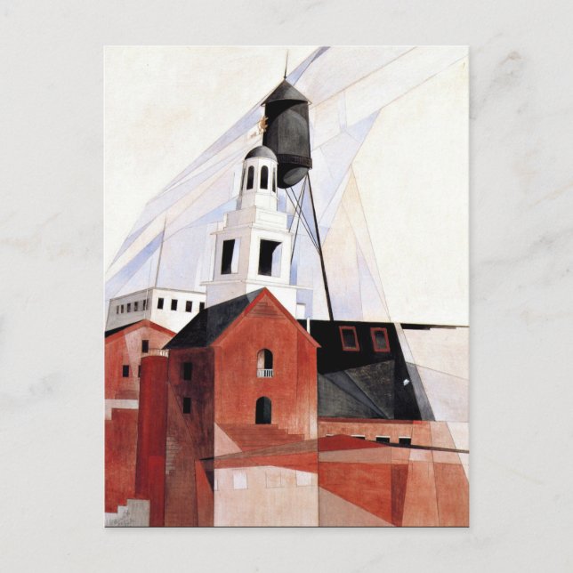 Charles Demuth painting, Lancaster Postcard (Front)