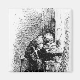 Charles Dickens at the Blacking Factory an Magnet