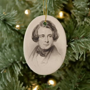 Charles Dickens   Ceramic Tree Decoration