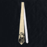 Charles Dickens Cream Tie<br><div class="desc">Do you relish reading his novels? Do you know someone who does? Then these Charles Dickens ties are must have for any tie collection. The Charles Dickens ties - available in six different colours - feature a picture of Charles Dickens near the base of the tie. The background contains the...</div>