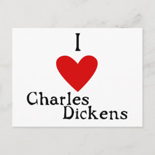 Charles Dickens Love Postcard