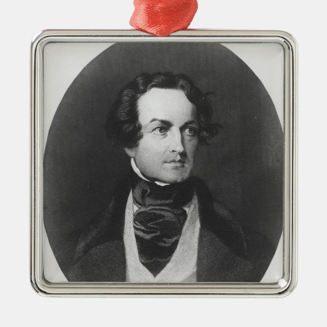 Charles Dickens Metal Tree Decoration (Front)