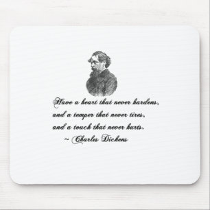 Charles Dickens Our Mutual Friend Quote Mouse Mat