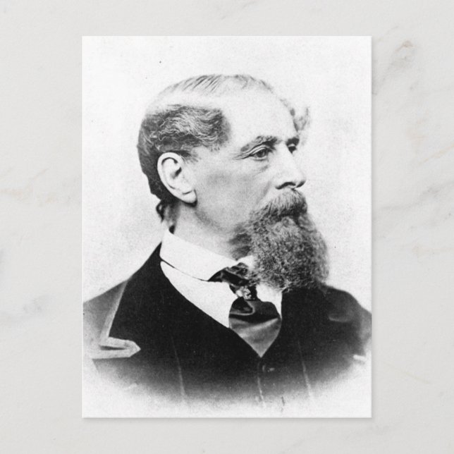 Charles Dickens Photo Postcard (Front)