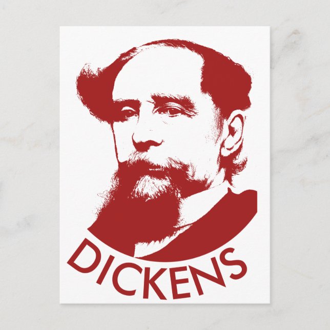 Charles Dickens Postcard (Front)