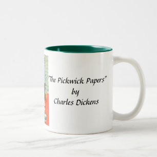 Charles Dickens Souvenir - "Pickwick Papers" Two-Tone Coffee Mug